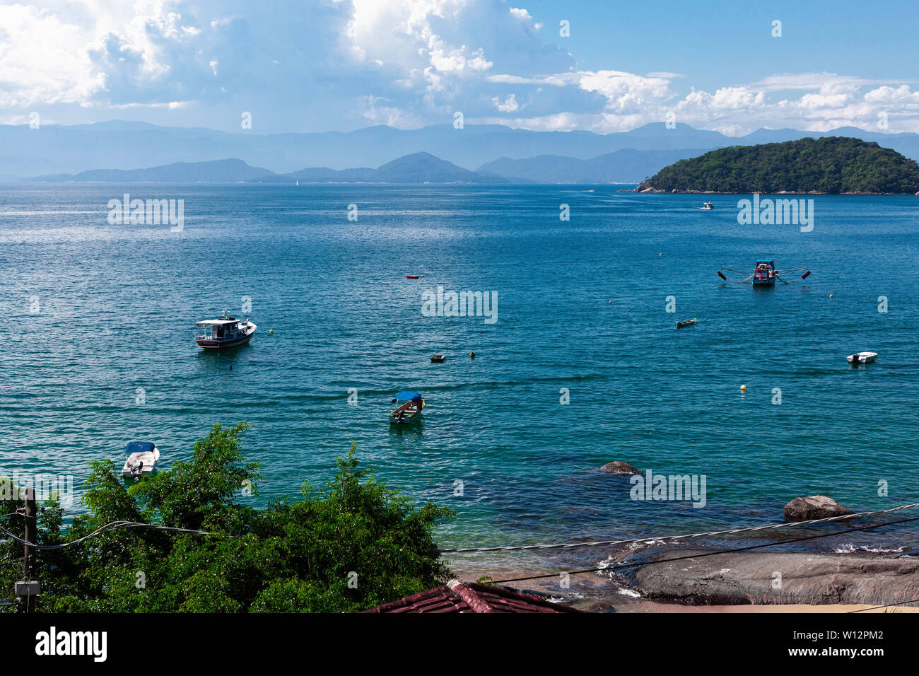 Praia de Araçatiba, Angra dos Reis - Estado de Rio de Janeiro, Brasil Banque D'Images