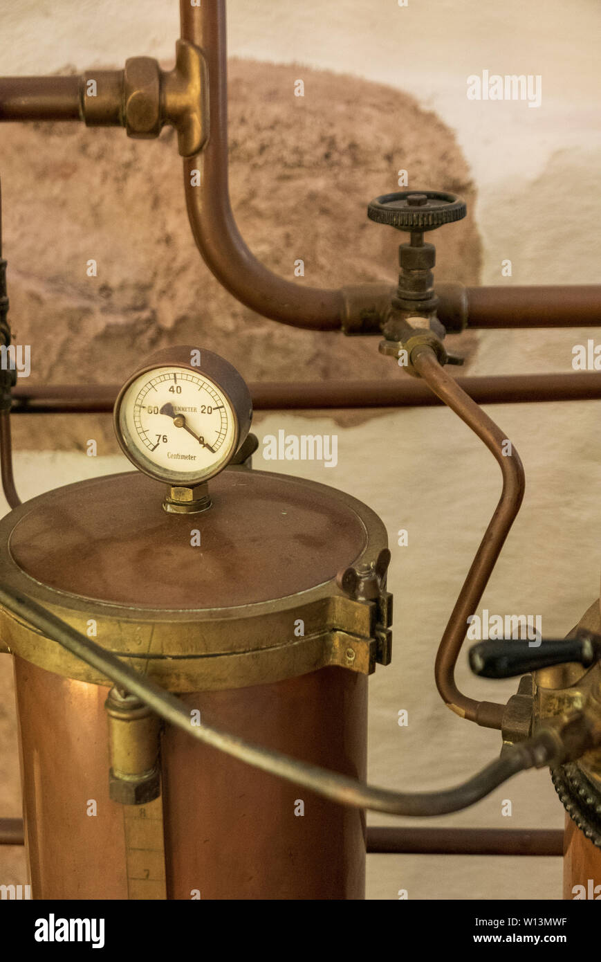 HEIDELBERG, Allemagne - 16 juin 2019 : Le musée à l'intérieur d'Apothicaire Allemand Heidelberg Palace offre des aperçus de l'histoire de la pharmacie, de l'ant Banque D'Images