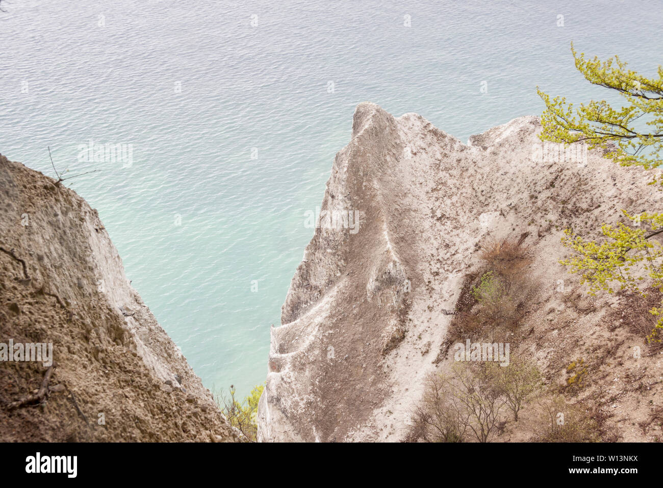 White Cliffs - Mons, le Danemark, l'Europe. Banque D'Images
