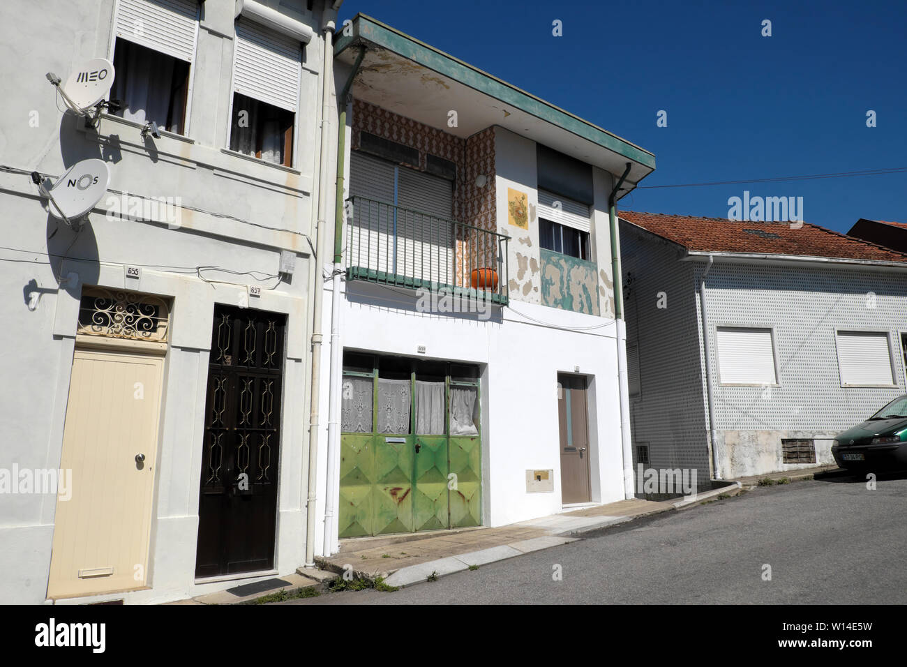 Vue avant d'immeubles à appartements de campanha Porto Porto Portugal Europe KATHY DEWITT Banque D'Images