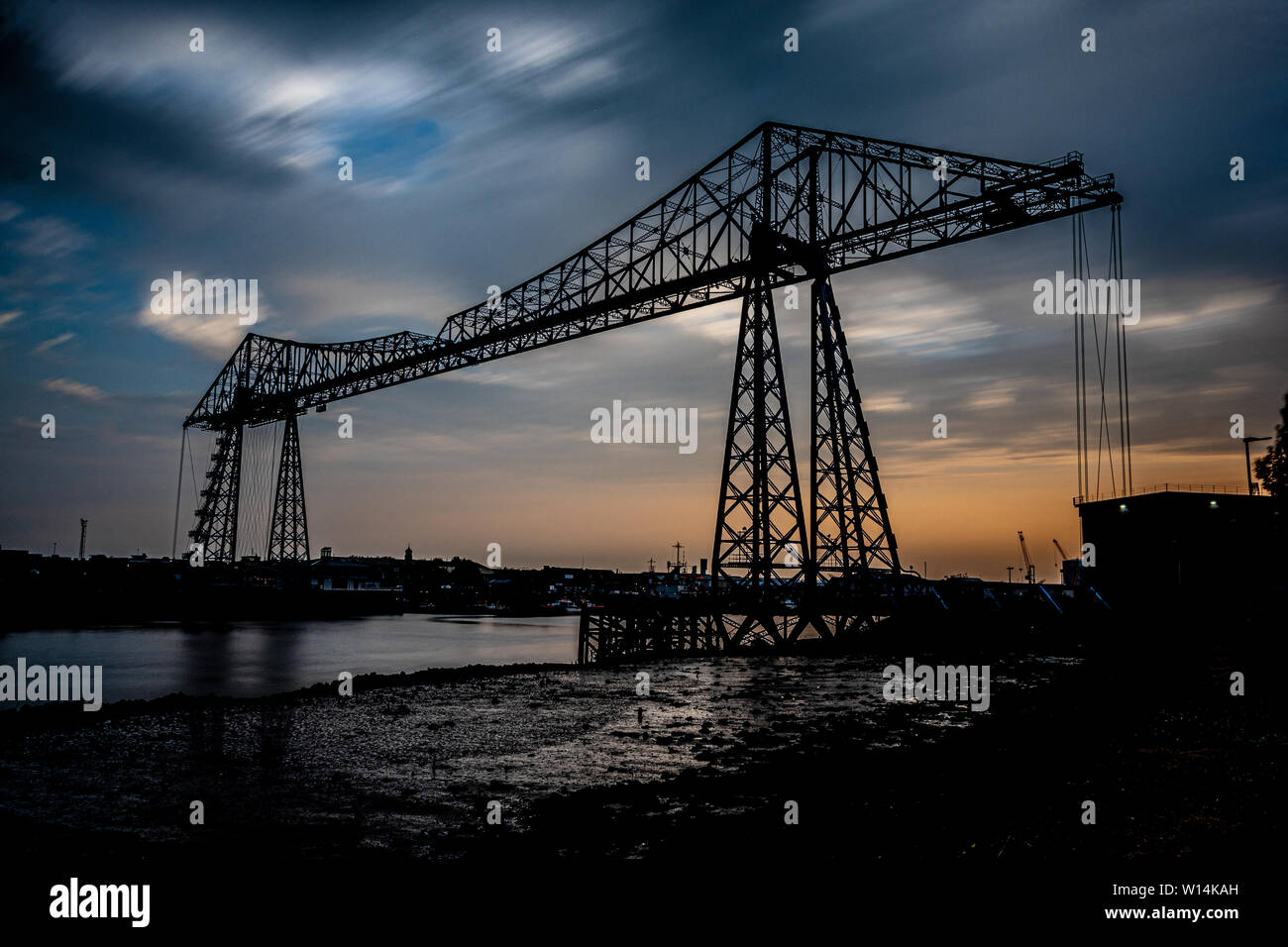 Teesside transporter Bridge Middlesbrough Banque D'Images