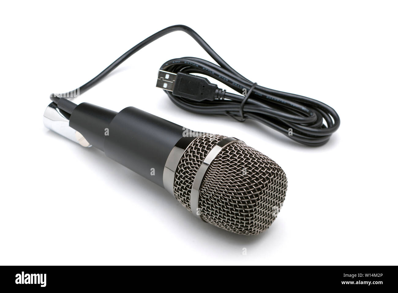 Fifine Fifine,microphone PC Plug &Play Home Studio cardioïde Microphone à condensateur USB Banque D'Images