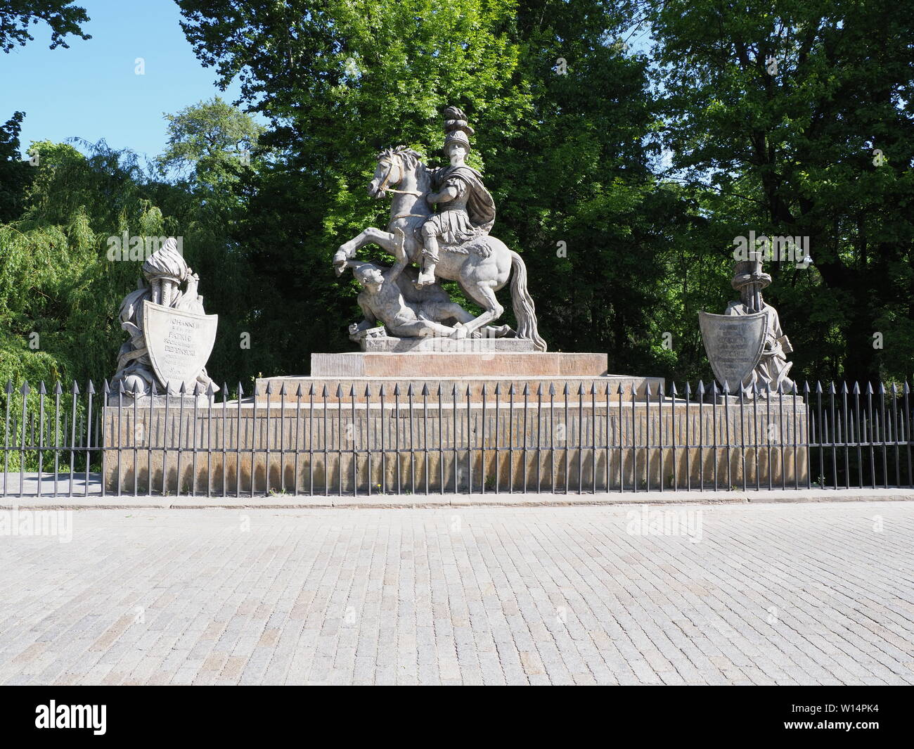 Monument à bains de Lazienki park à Varsovie capitale européenne de la Pologne en 2019 le Mai Banque D'Images