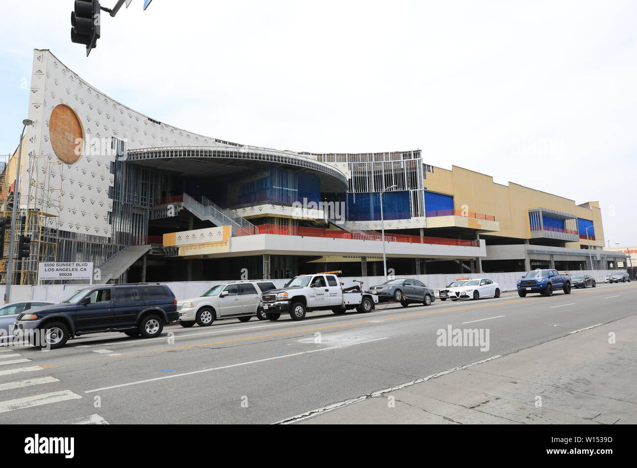 Construction d'un grand centre commercial, magasin Target Banque D'Images