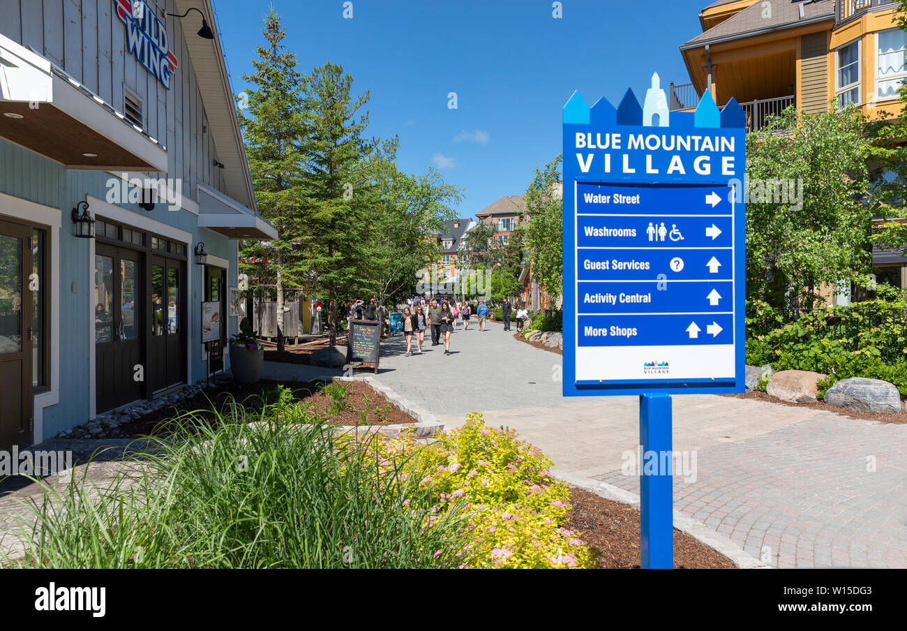 Blue Mountain Resort, Ontario, Canada Banque D'Images