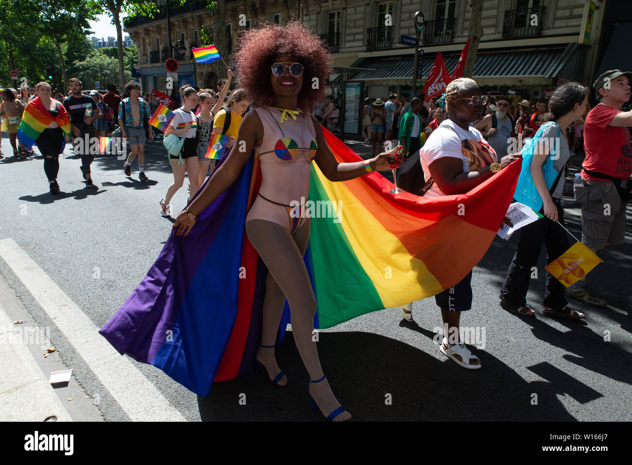 Paris Gay Pride 2019 Banque D'Images