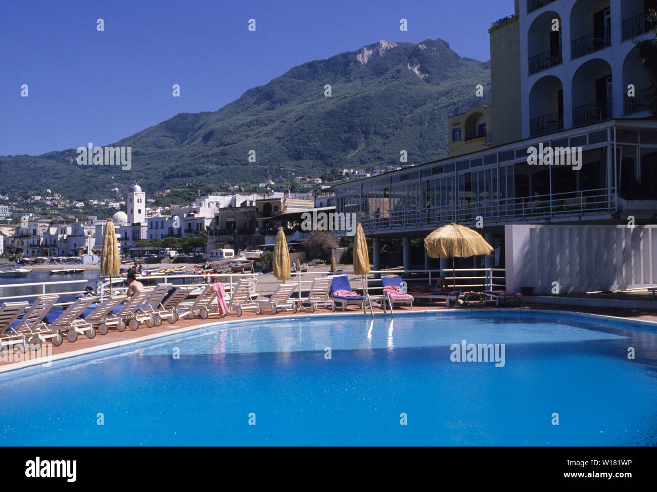 Regina Isabella horel, l'île de Ischia, dans le golfe de Naples, Campanie, Italie Banque D'Images