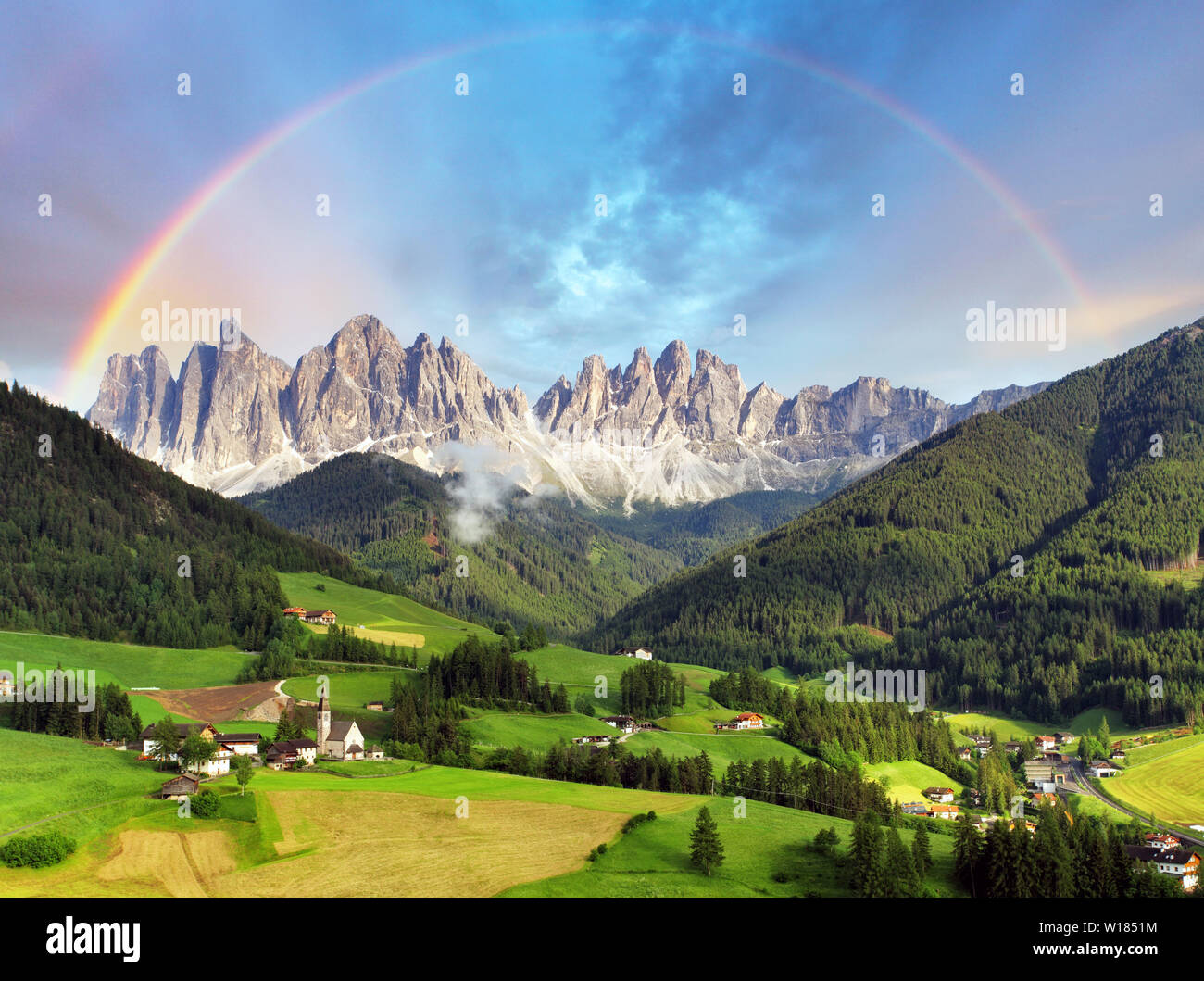 La Montagne, alpes Dolomites - Italie Banque D'Images