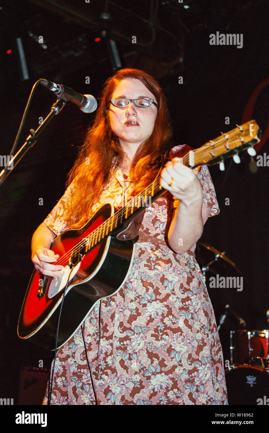 Jolie Holland performing at Antones, Austin, Texas, États-Unis d'Amérique. Banque D'Images