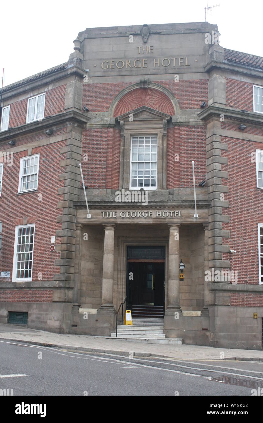 Le George Hotel à Burslem, Stoke-on-Trent.rendu célèbre par l'auteur Arnold Bennett Banque D'Images