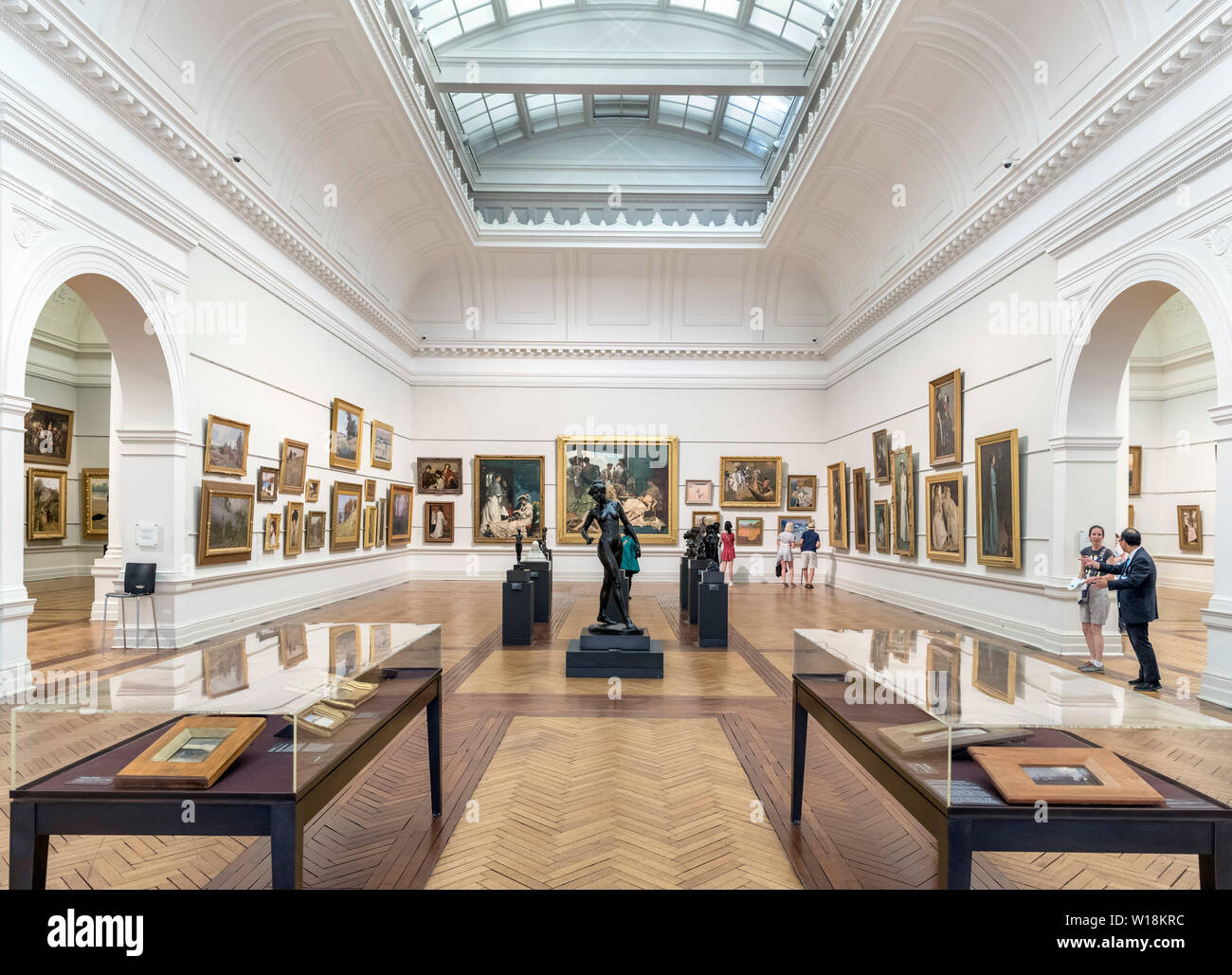 Intérieur de la galerie d'Art de Nouvelle-Galles du Sud, le domaine, Sydney, Australie Banque D'Images