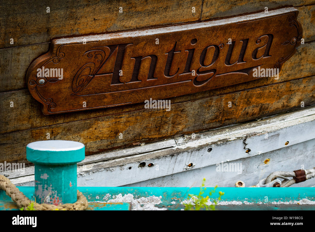 Coque d'un bateau Banque D'Images