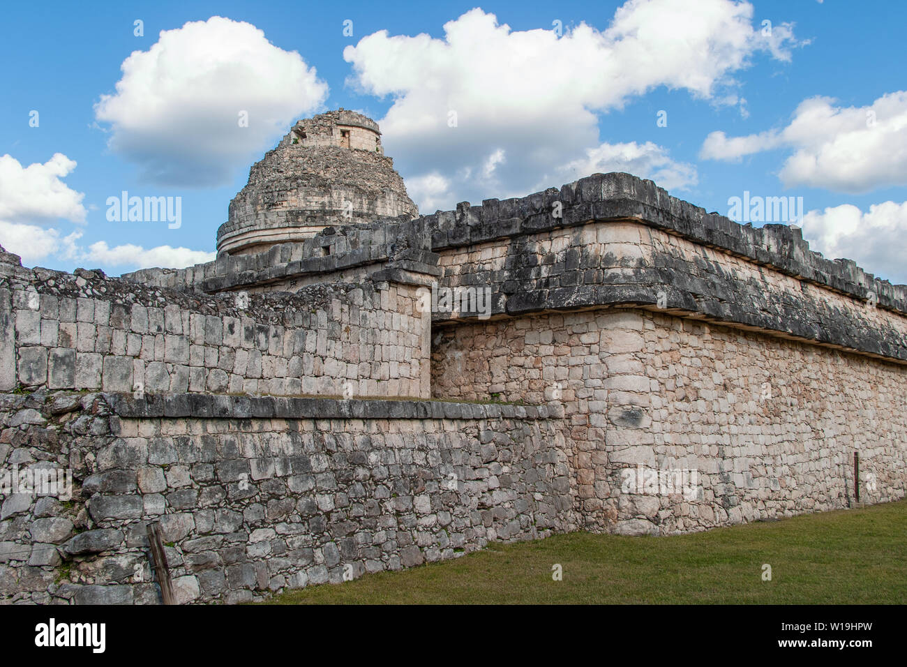 El Caracol, l'Observatoire à Chichen Itza, au Mexique. Banque D'Images