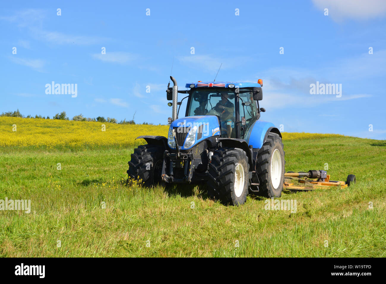 Tracteur New Holland T7.235 Banque D'Images