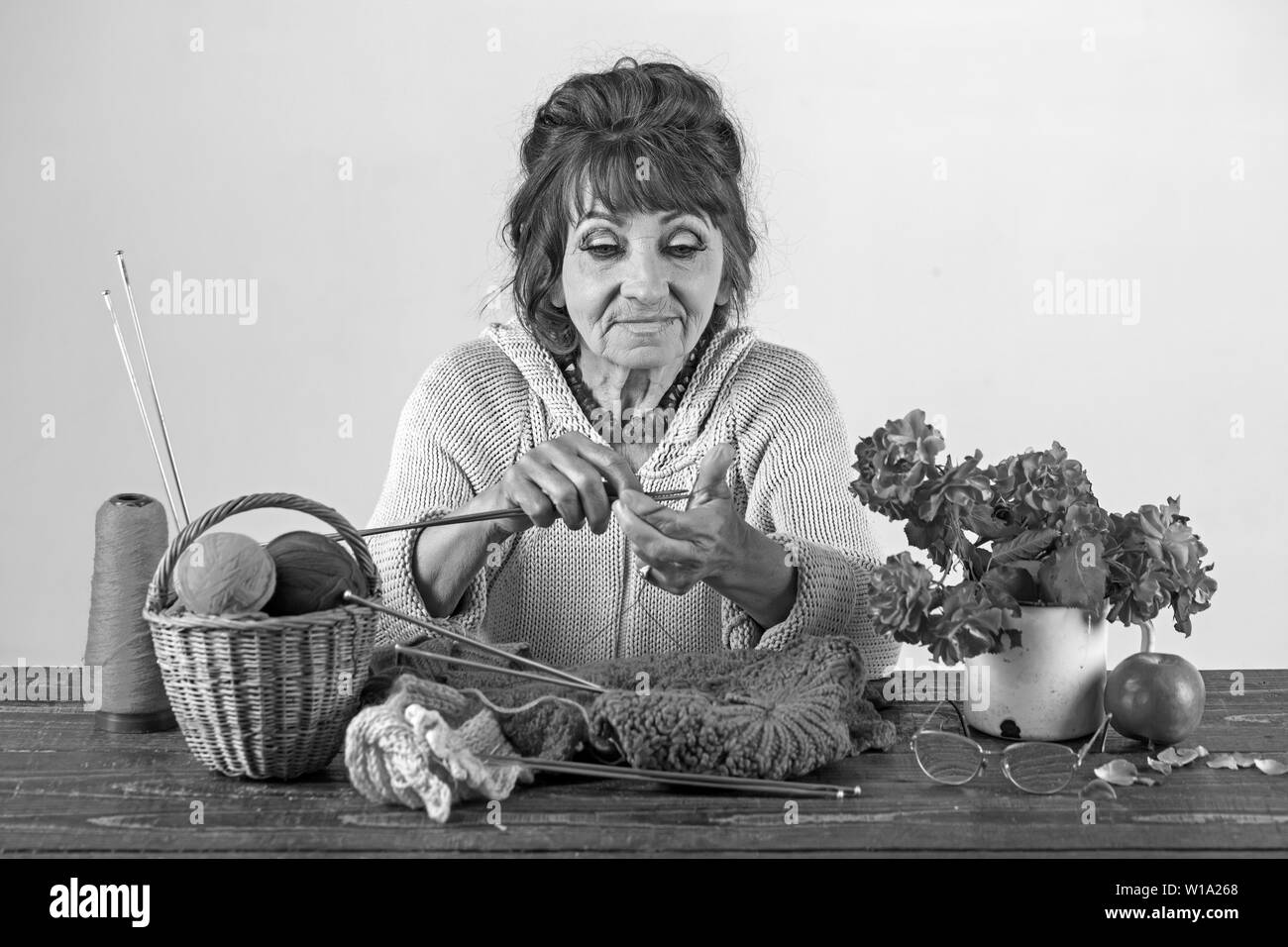 Pension et retraite, vieillesse. Banque D'Images