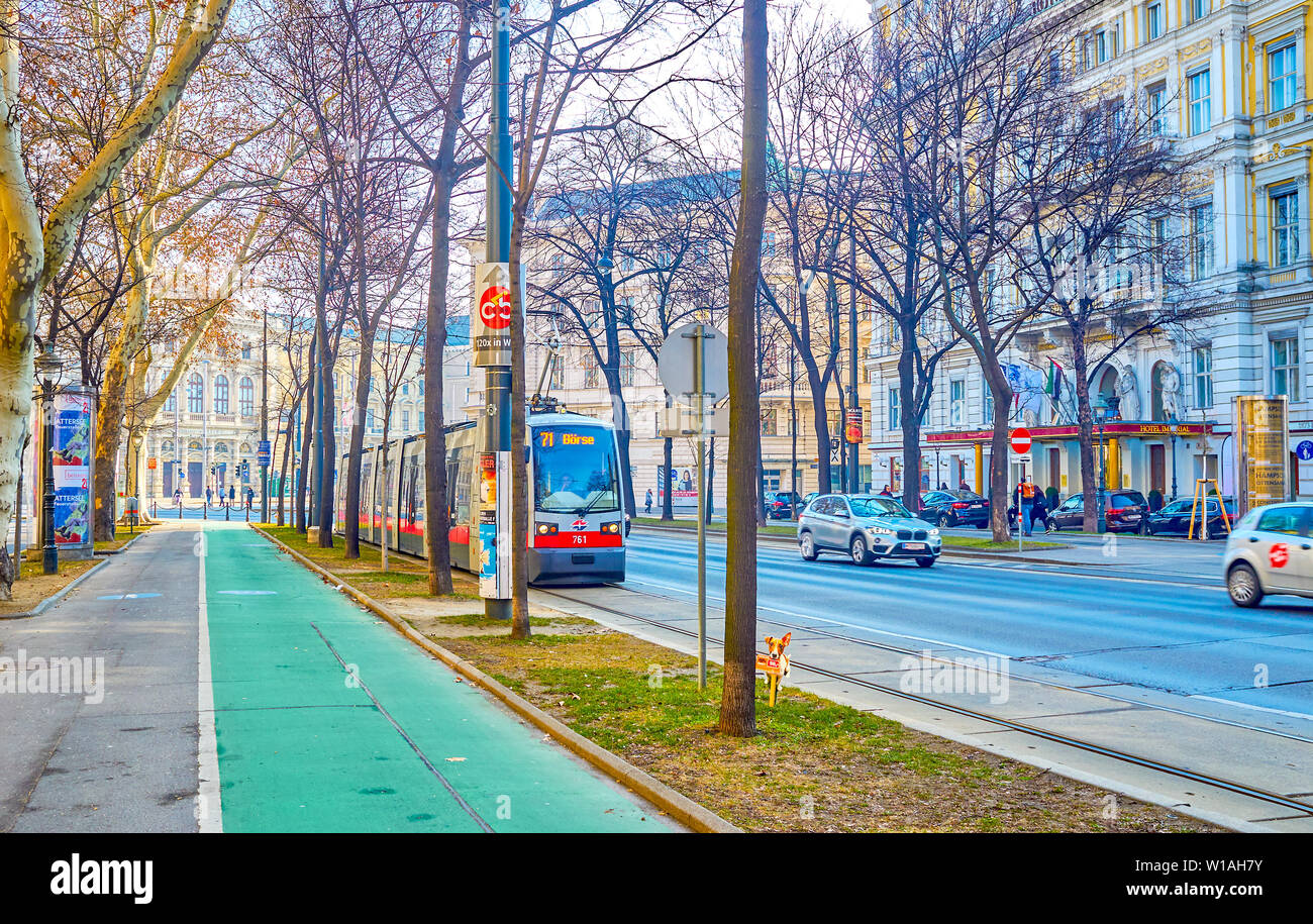 Station de tram wien Banque de photographies et d’images à haute