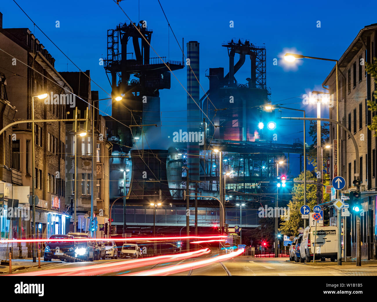 Hochofen Duisburg Banque D'Images