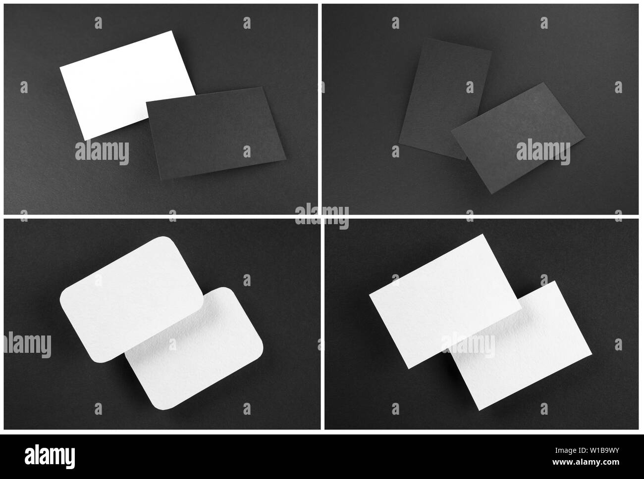 Maquette de cartes d'affaires. Modèle pour l'identité de marque Banque D'Images