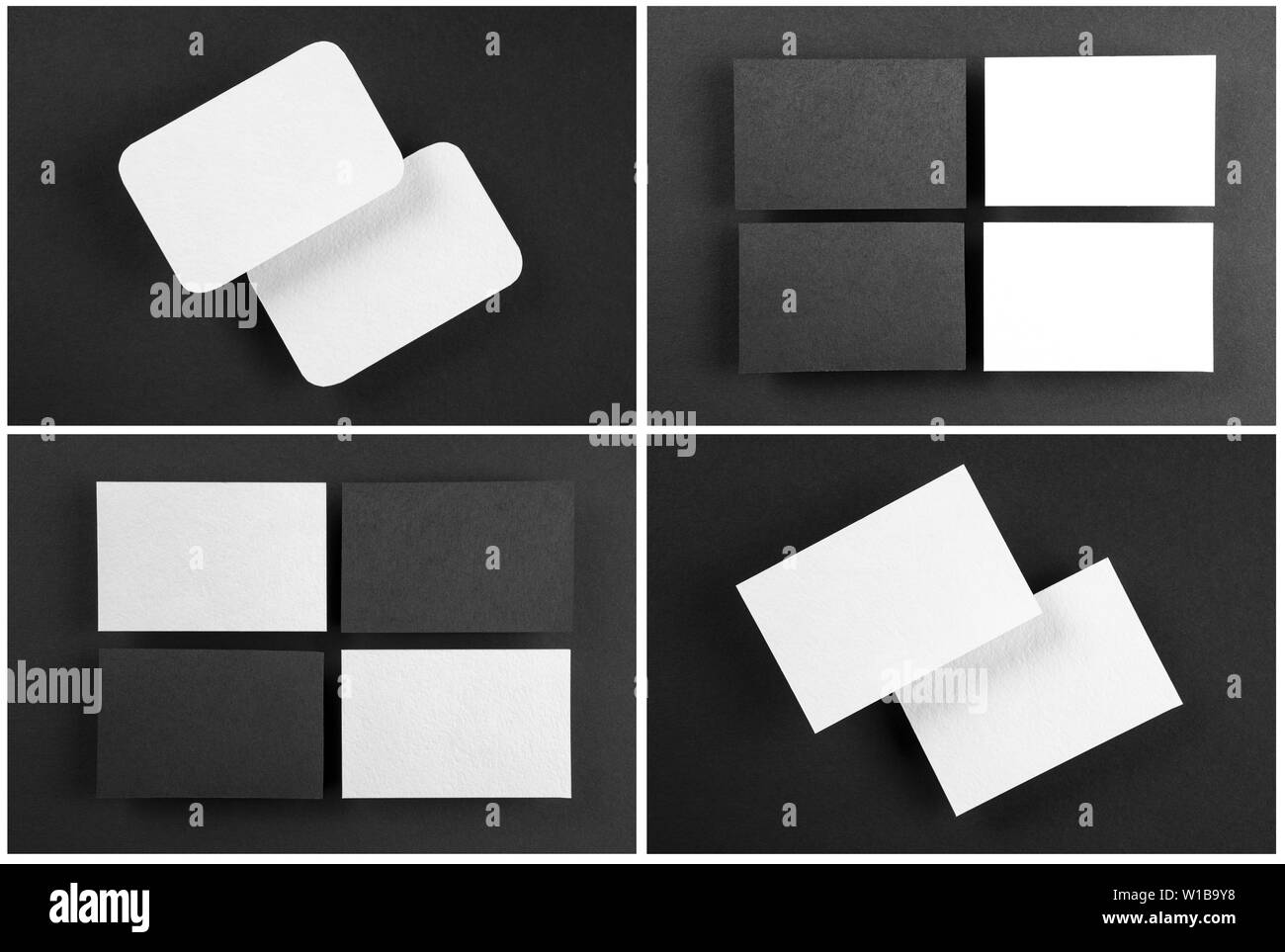 Maquette de cartes d'affaires. Modèle pour l'identité de marque Banque D'Images