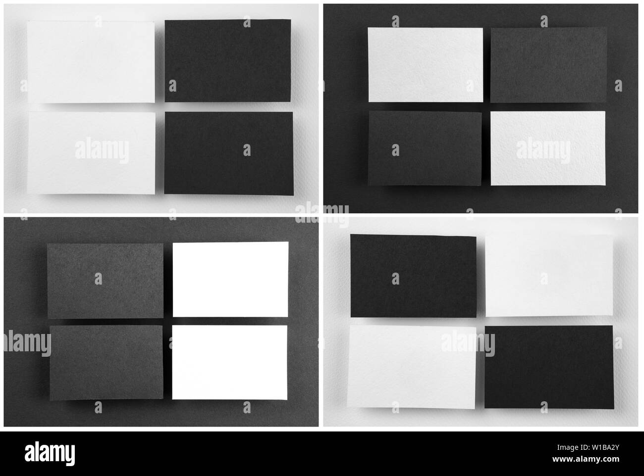 Maquette de cartes d'affaires. Modèle pour l'identité de marque Banque D'Images