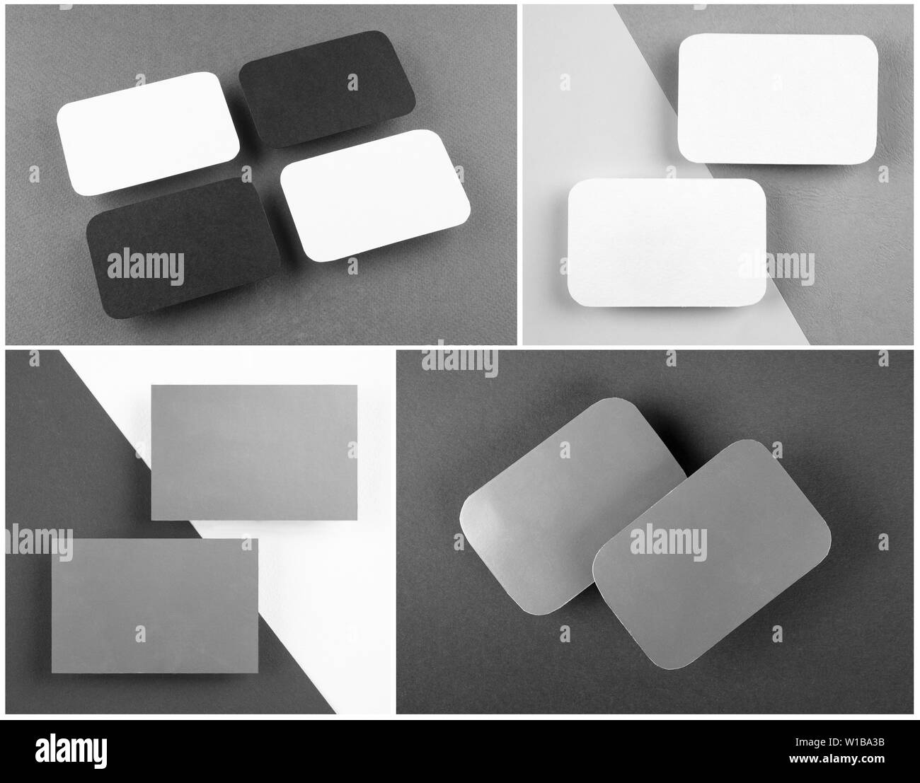 Maquette de cartes d'affaires. Modèle pour l'identité de marque Banque D'Images