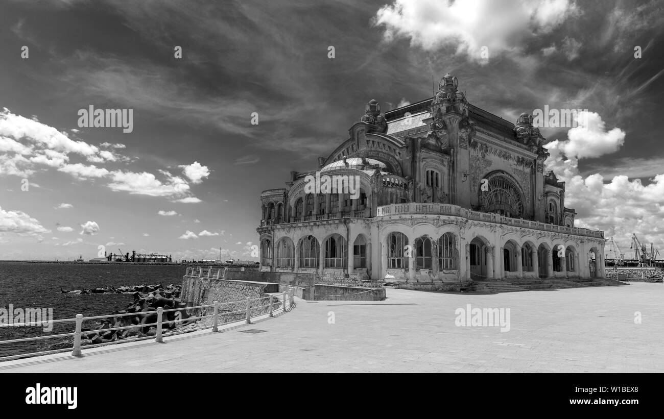 Le Casino à Constanta, Roumanie Banque D'Images