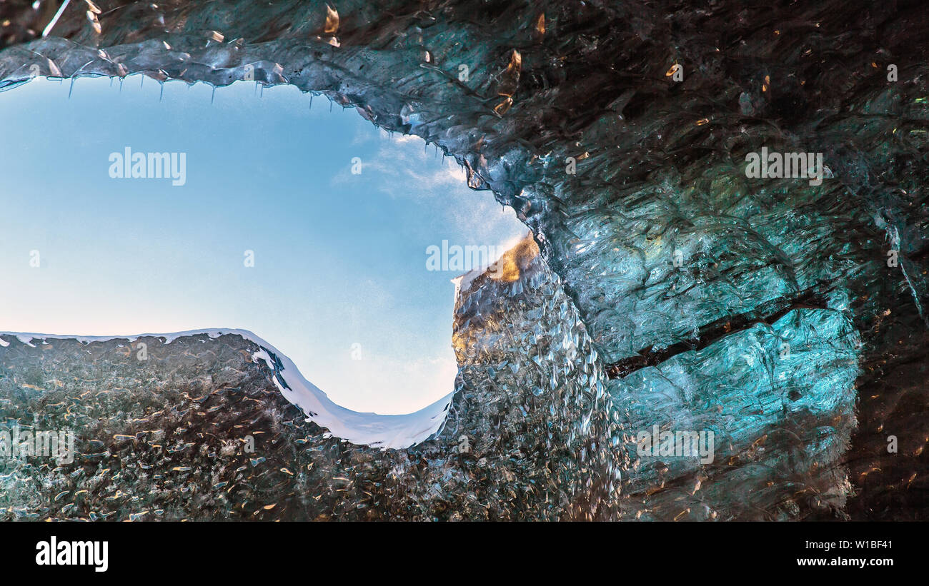 Glacier en Islande Banque D'Images