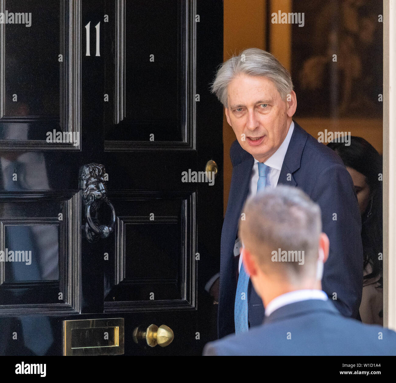 Londres, Royaume-Uni. 2 juillet 2019. Philip Hammond MP PC, chancelier de l'Échiquier, le 11 Downing Street, London Credit Ian Davidson/Alamy Live News Banque D'Images