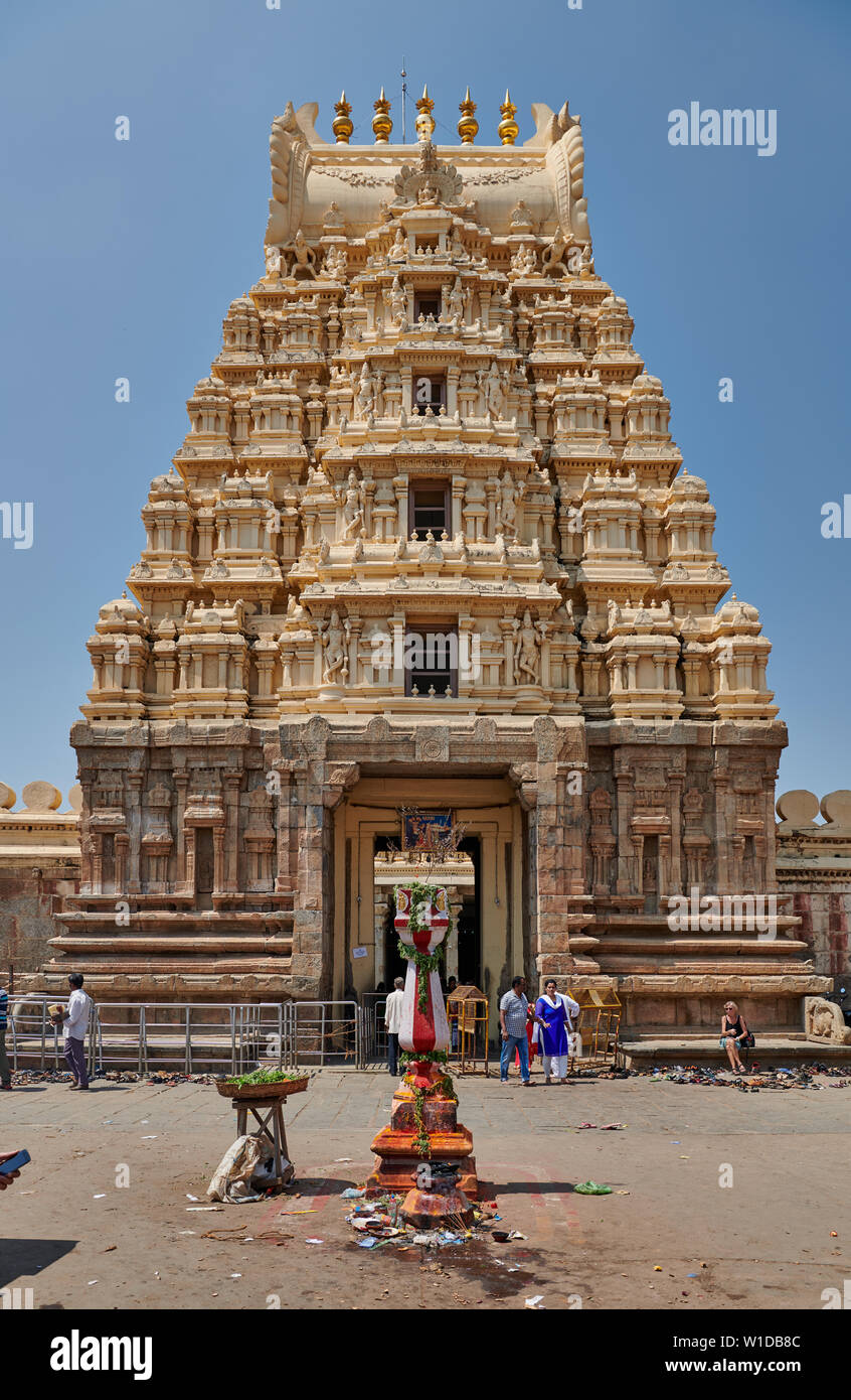 Ranganathaswamy Temple, Srirangapatna, Karnataka, Inde Banque D'Images