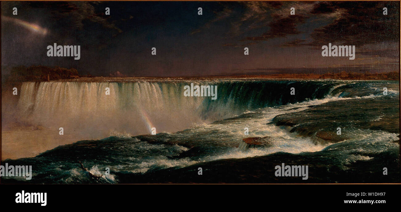 Frederic Edwin Church - Niagara 1857 Banque D'Images
