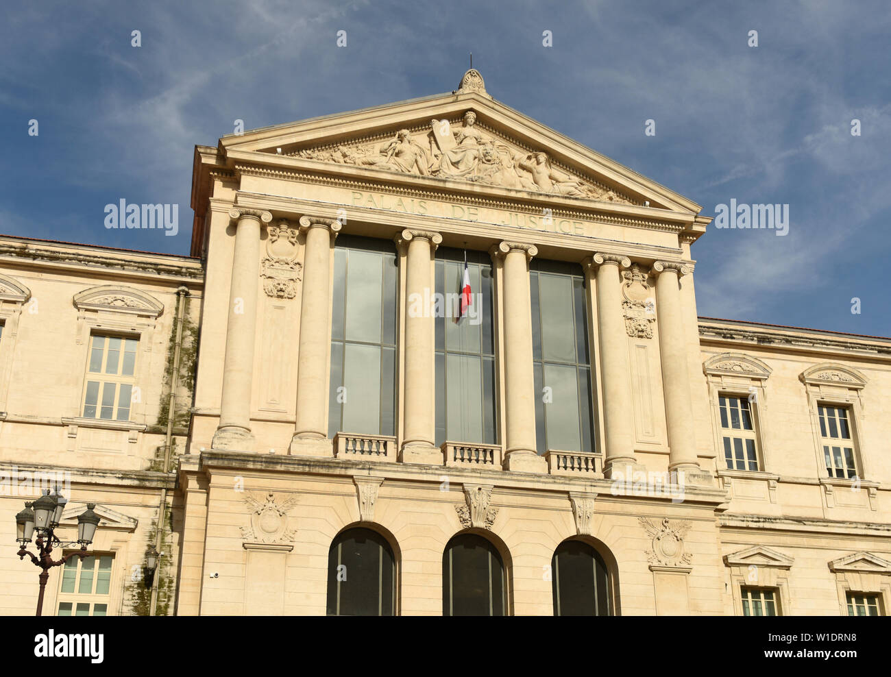 Palais de Justice de Nice. Palais de justice de Nice, France. Banque D'Images