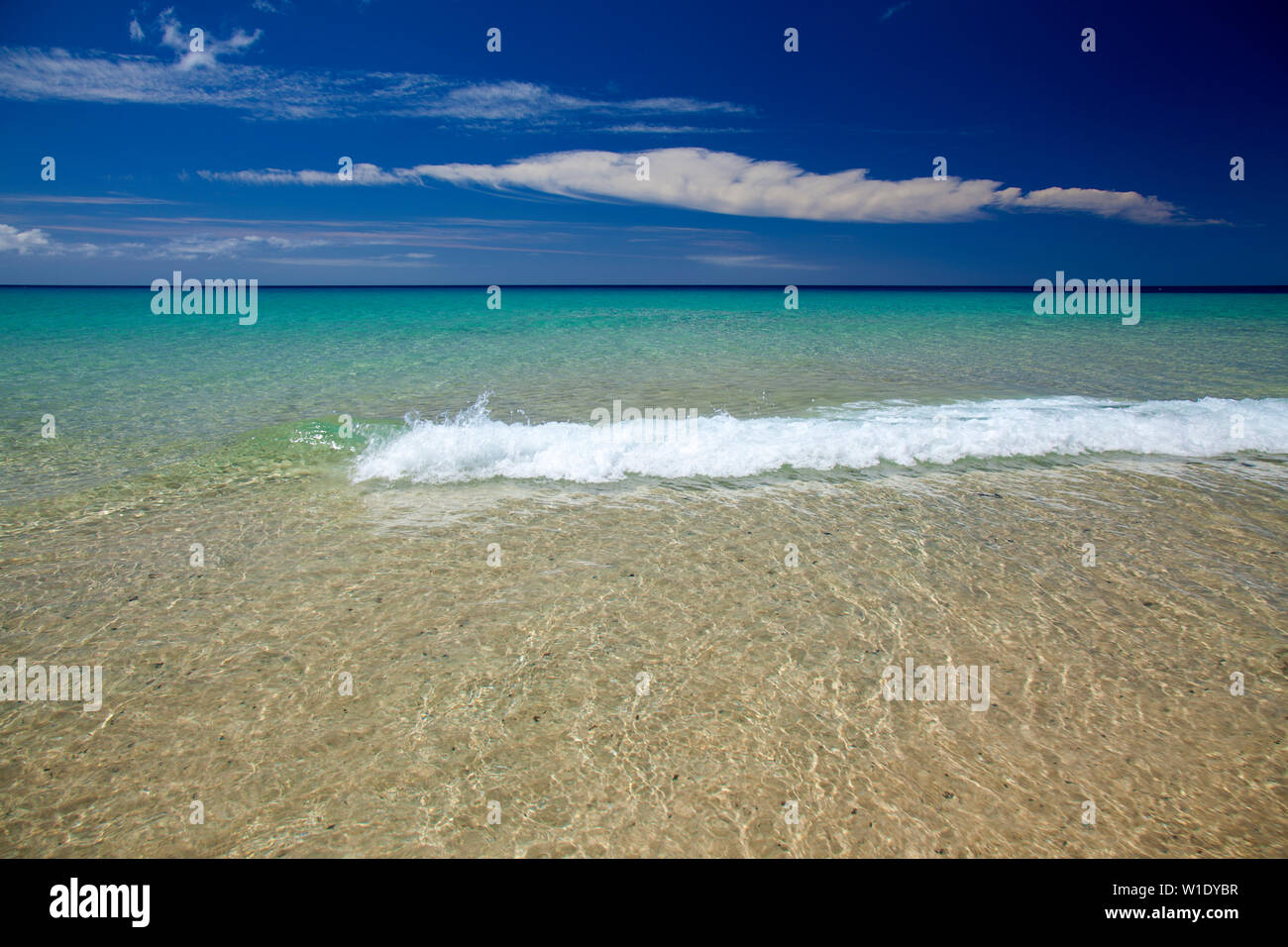 Fuerteventura, Îles Canaries, Playa Del Matorral Beach sur la Péninsule de Jandia Banque D'Images