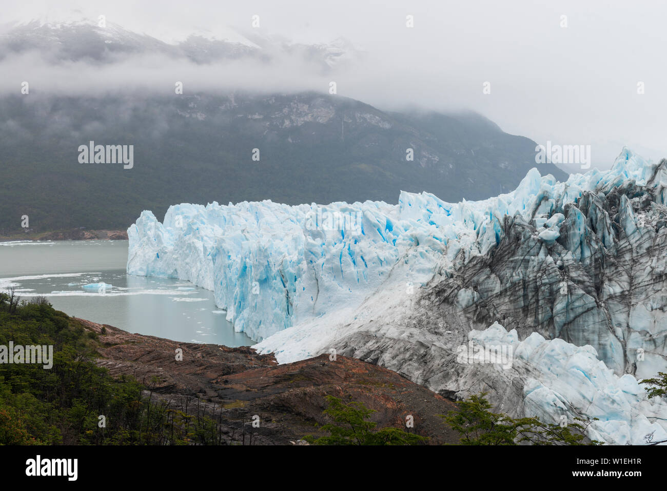 Le glacier Perito Moreno, El Calafate, Santa Cruz, Argentine, Amérique du Sud Banque D'Images