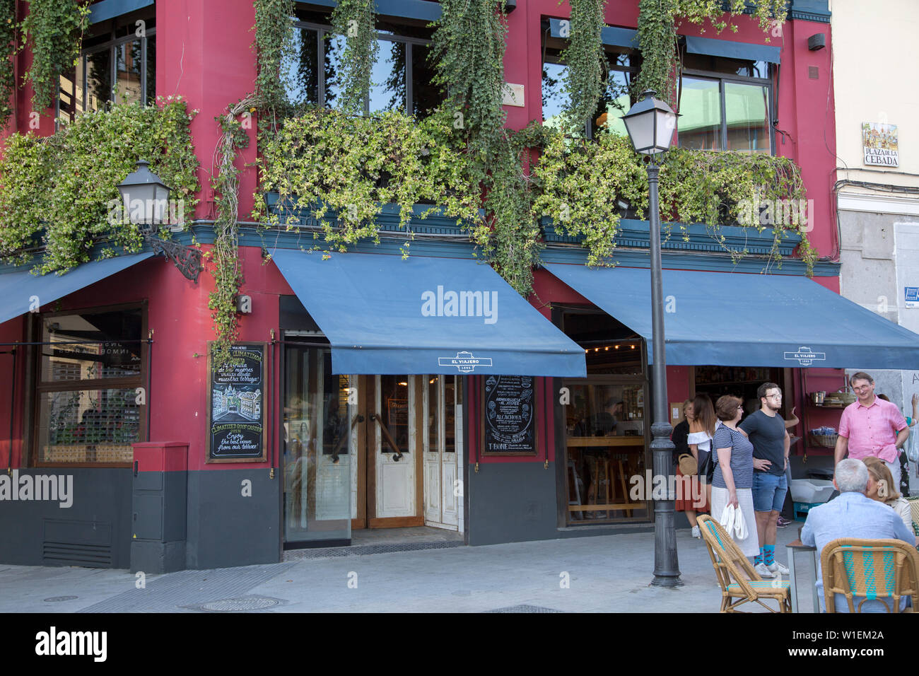 Viajero Bar ; La Latina, Madrid, Espagne Banque D'Images