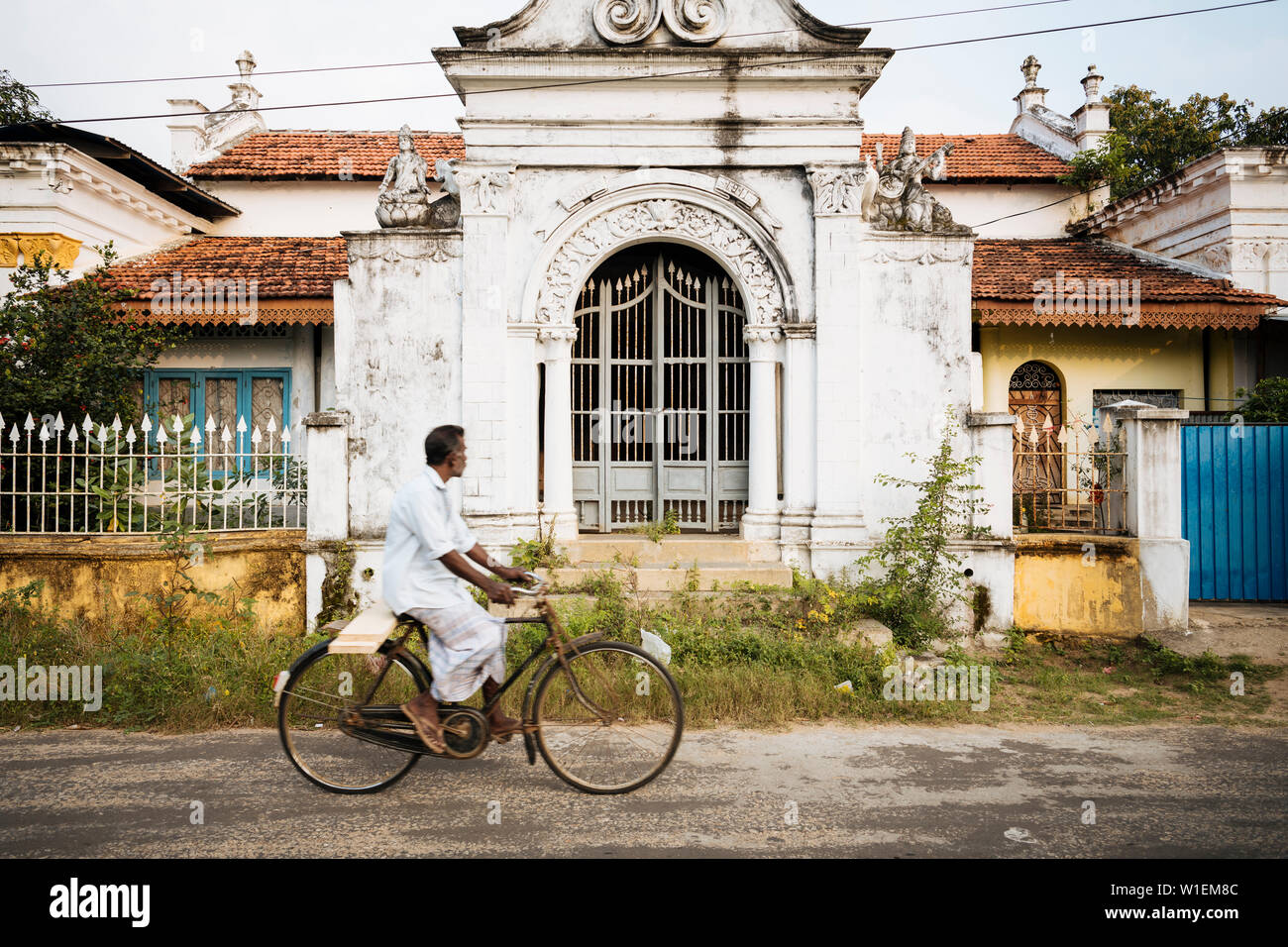 L'architecture coloniale, Jaffna, Province du Nord, Sri Lanka, Asie Banque D'Images