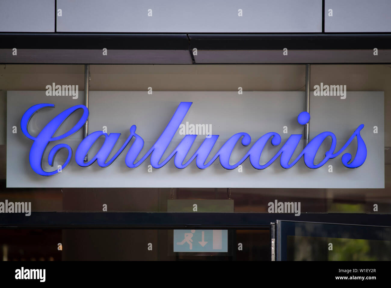 Restaurant Carluccios au Holland Street, en face de Tate Modern Bankside, Londres, UK Banque D'Images