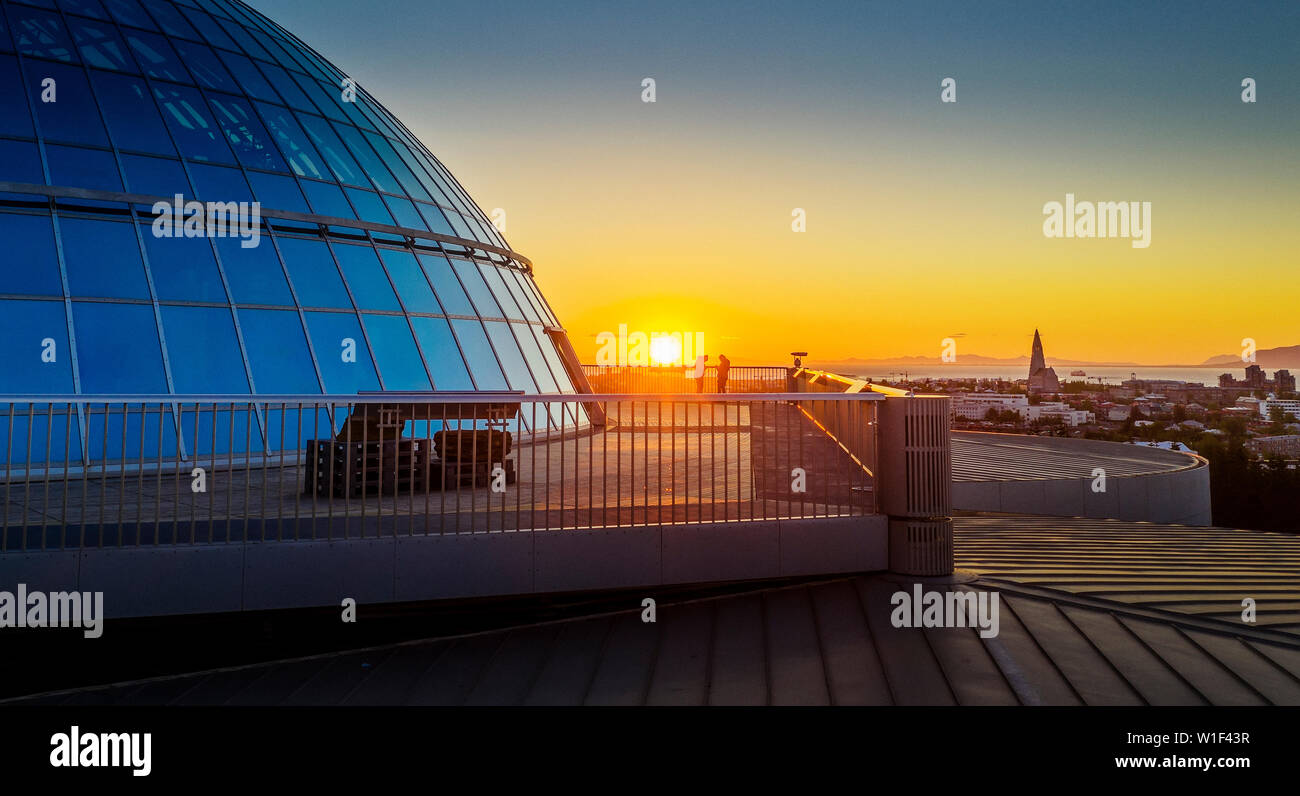 Perlan (La Perle) Musée- Merveilles de l'Islande, Reykjavik, Islande Banque D'Images