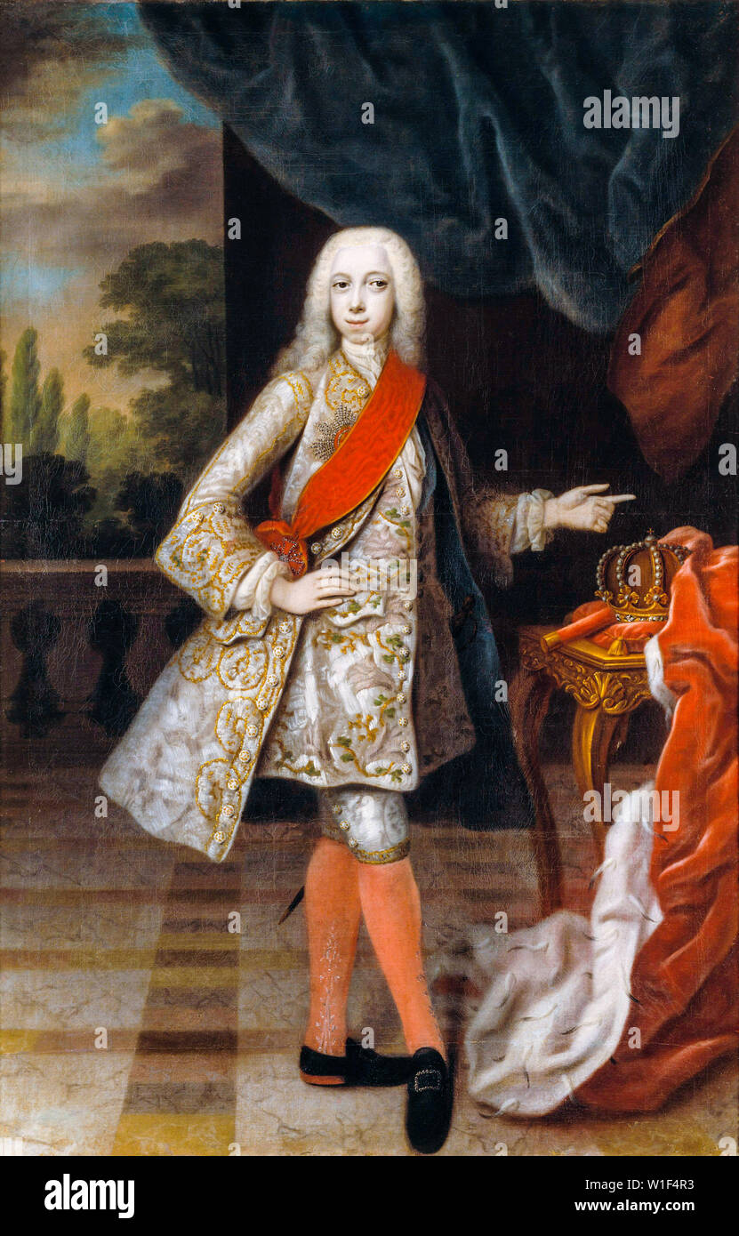 Pierre III de Russie, 1728-1762, duc de Holstein-Gottorp, portrait peinture, 1750-1799 Banque D'Images