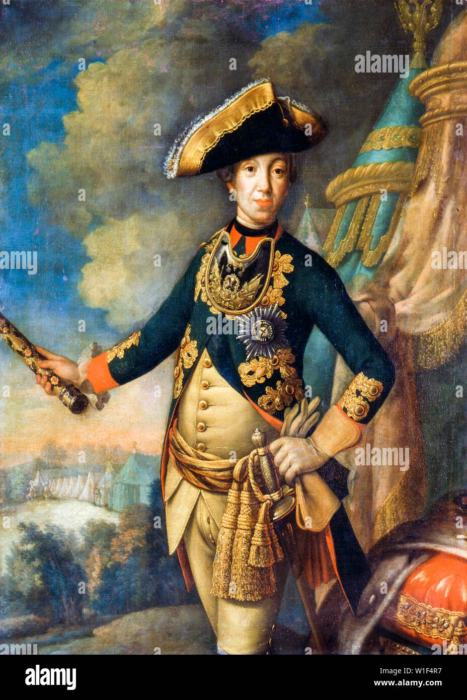 L'empereur Pierre III de Russie, 1728-1762, portrait, 1762 Banque D'Images