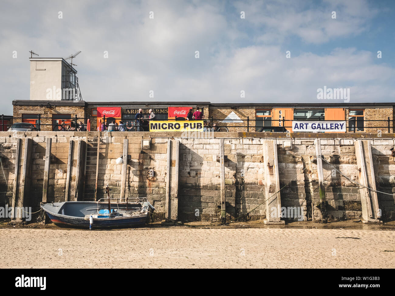 Le port Arm, Margate, Kent, UK Banque D'Images