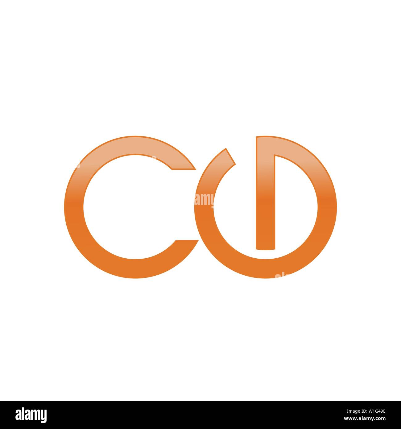 Lettre du logo et de la marque CDG.vector graphic design. Utile comme icône de l'application, l'alphabet combinaison, clip-art, et etc. Illustration de Vecteur