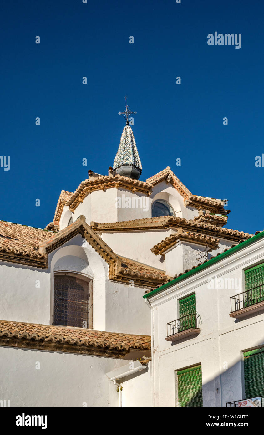 Iglesia de la Asuncion, église du 16ème siècle dans la région de Barrio de la Villa, vieille ville de Priego de Cordoba Cordoba province, Andalusia, Spain Banque D'Images