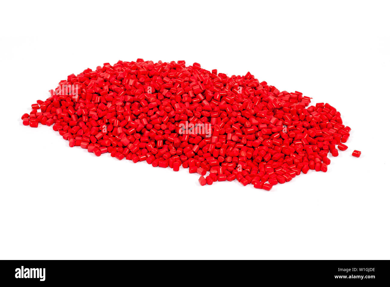 Les granulés plastiques colorés. Granules de plastique. Colorant pour ...
