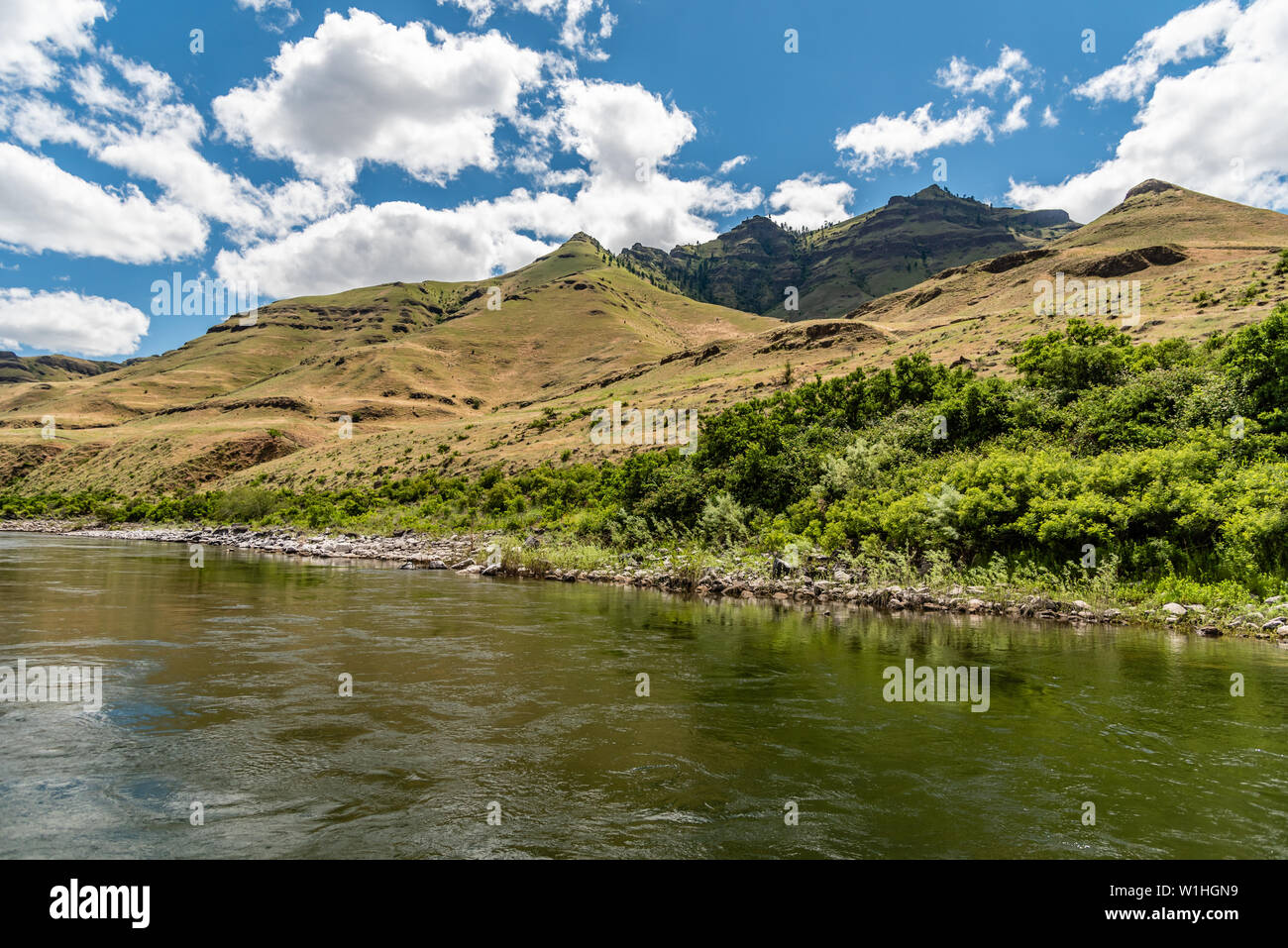 La rivière Snake dans le Hells Canyon Banque D'Images