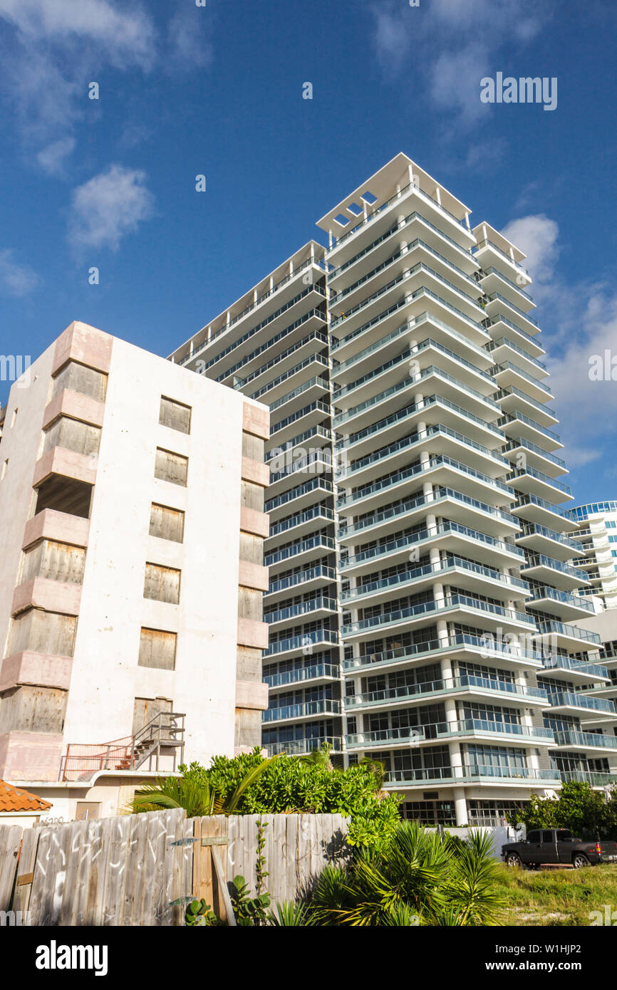 Miami Beach Florida,37th Street,les condominiums des Caraïbes,condominium résidentiel appartements immeubles logement,hauteur gratte-ciel Banque D'Images