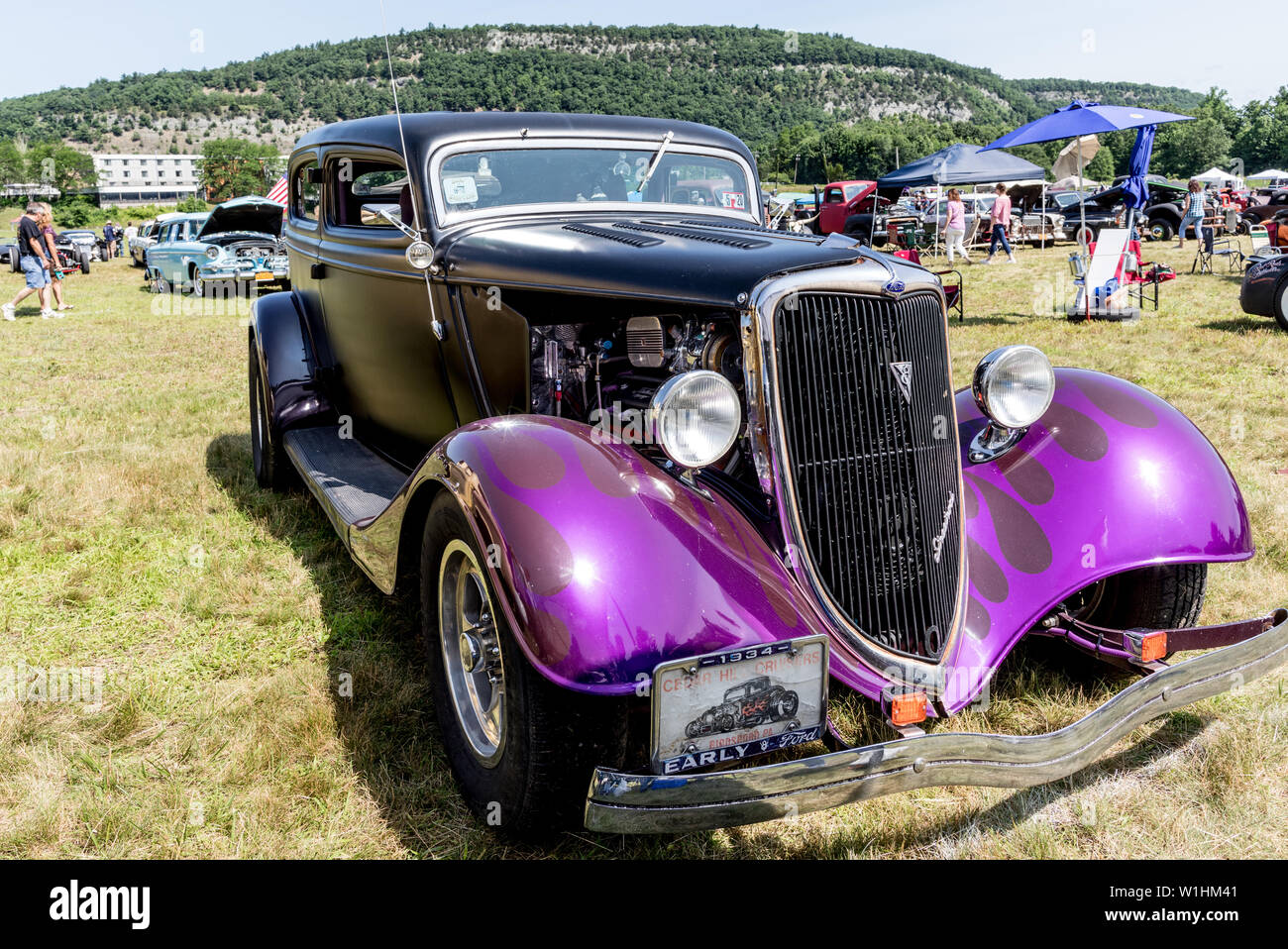 Un classique de 1934 Ford V8 Hotrod Sur mesure l'État de New York USA Banque D'Images