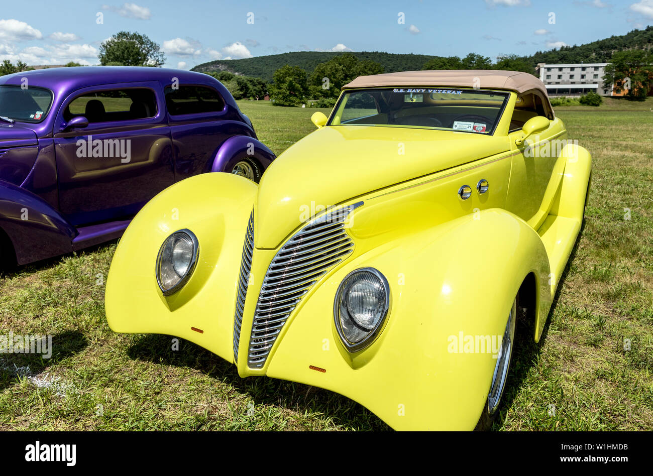 Un Boyd Smoothster Hotrod USA l'État de New York Banque D'Images