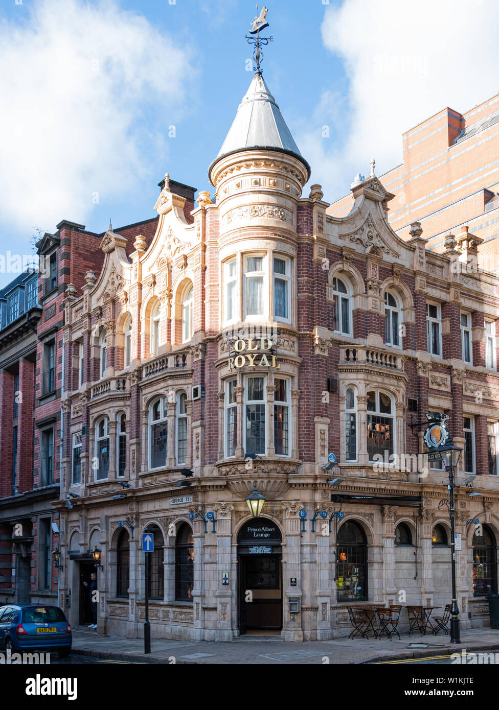 Birmingham, Angleterre - le 17 mars 2019 : l'Old Royal public house sur Cornwall Street Banque D'Images