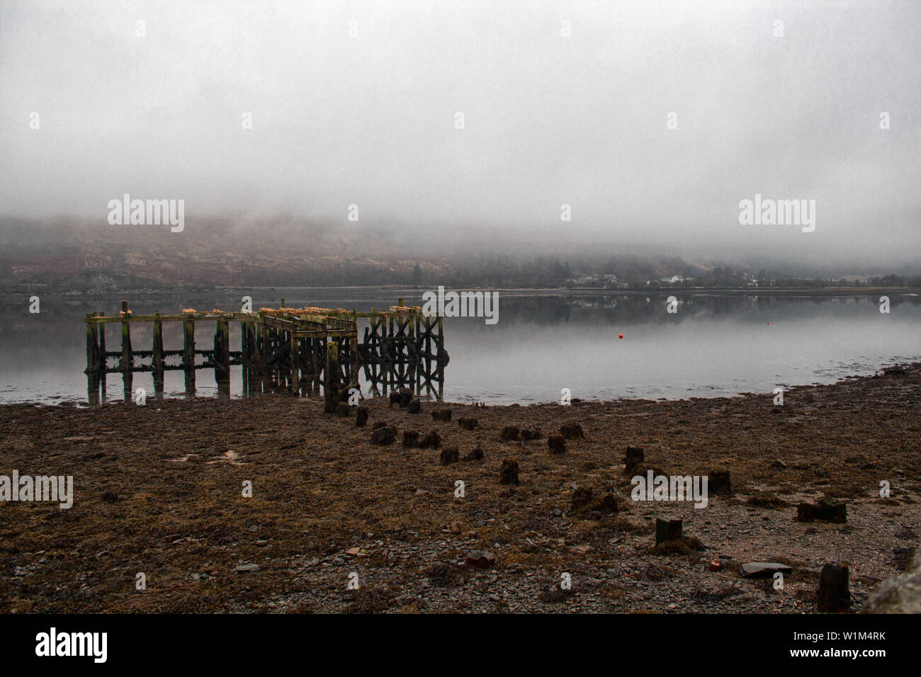 L'avant port du Loch Linnhe à Fort William, Écosse Banque D'Images