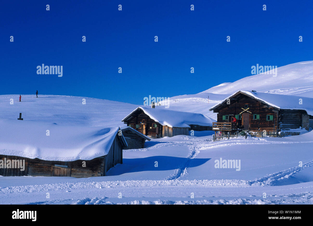 Skigebiet Kitzbuehel, Autriche Banque D'Images
